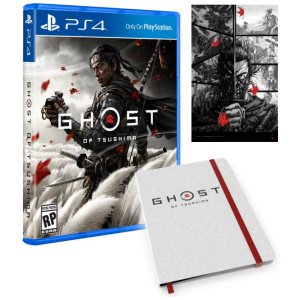 Ghost of Tsushima + Kit Libreta y Poster PS4 Físico Nuevo