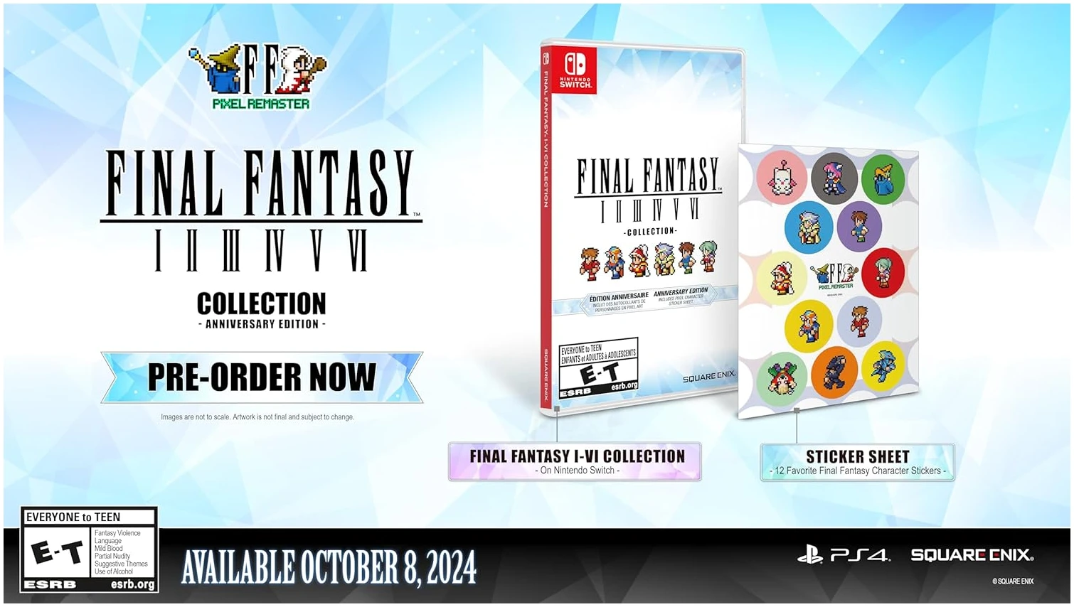 Final Fantasy I-VI Collection Anniversary Edition Nintendo Switch Físico - Imagen 2