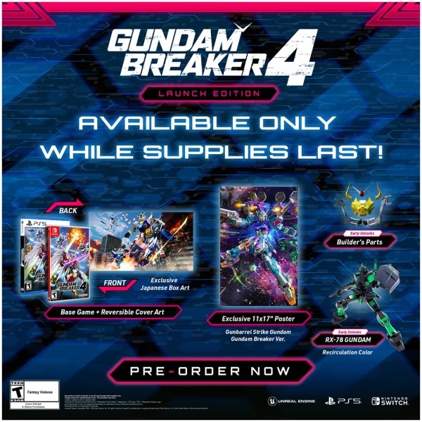 Gundam Breaker 4 PS5 Físico Nuevo - Imagen 2