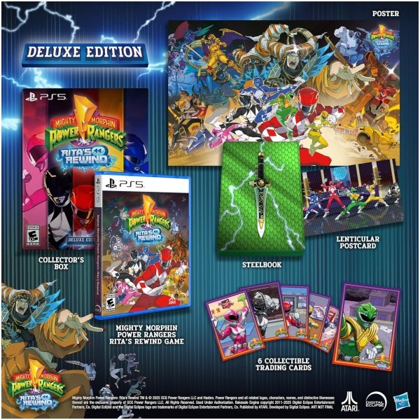 Mighty Morphin Power Rangers Rita’s Rewind Deluxe Edition PS5 Físico Nuevo - Imagen 2