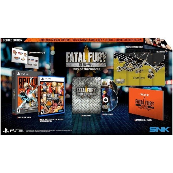 Fatal Fury City of the Wolves Deluxe Edition PS5 Físico Nuevo - Imagen 2