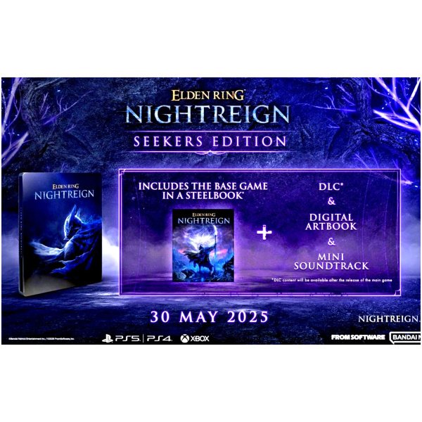 Elden Ring Nightreign Seekers Edition Steelbook (Euro) PS5 Físico Nuevo - Imagen 3