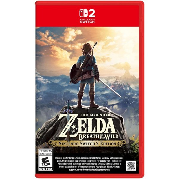 The Legend of Zelda Breath of the Wild Nintendo Switch 2 Físico Nuevo