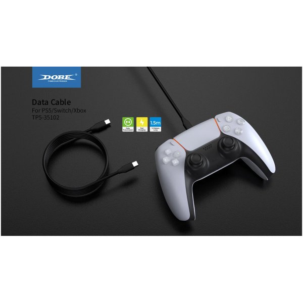 Cable de carga y datos Dobe Tipo-C a Tipo-C de 1,5 m para PS5 - Nintendo Switch - Xbox - Imagen 5