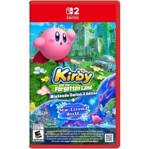 Kirby and the Forgotten Land + Star-Crossed World Nintendo Switch 2 Físico Nuevo