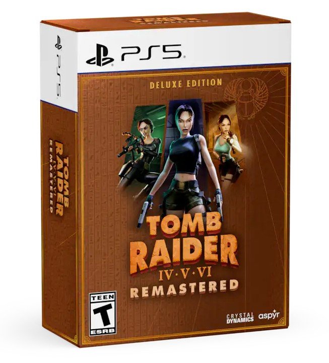 Tomb Raider IV V VI Remastered PS5 Deluxe Edition Físico