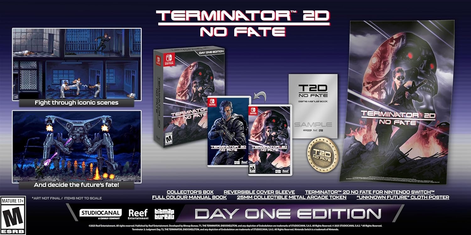 Terminator 2D NO FATE Day One Edition Nintendo Switch Físico - Imagen 2