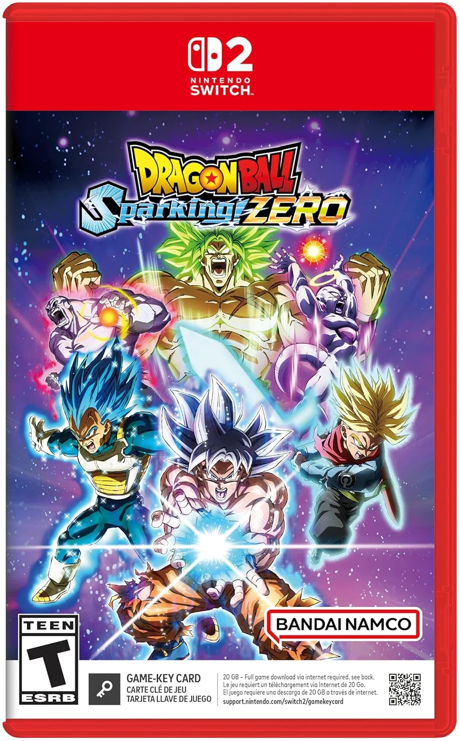 Dragon Ball Sparking! Zero Nintendo Switch 2 Físico