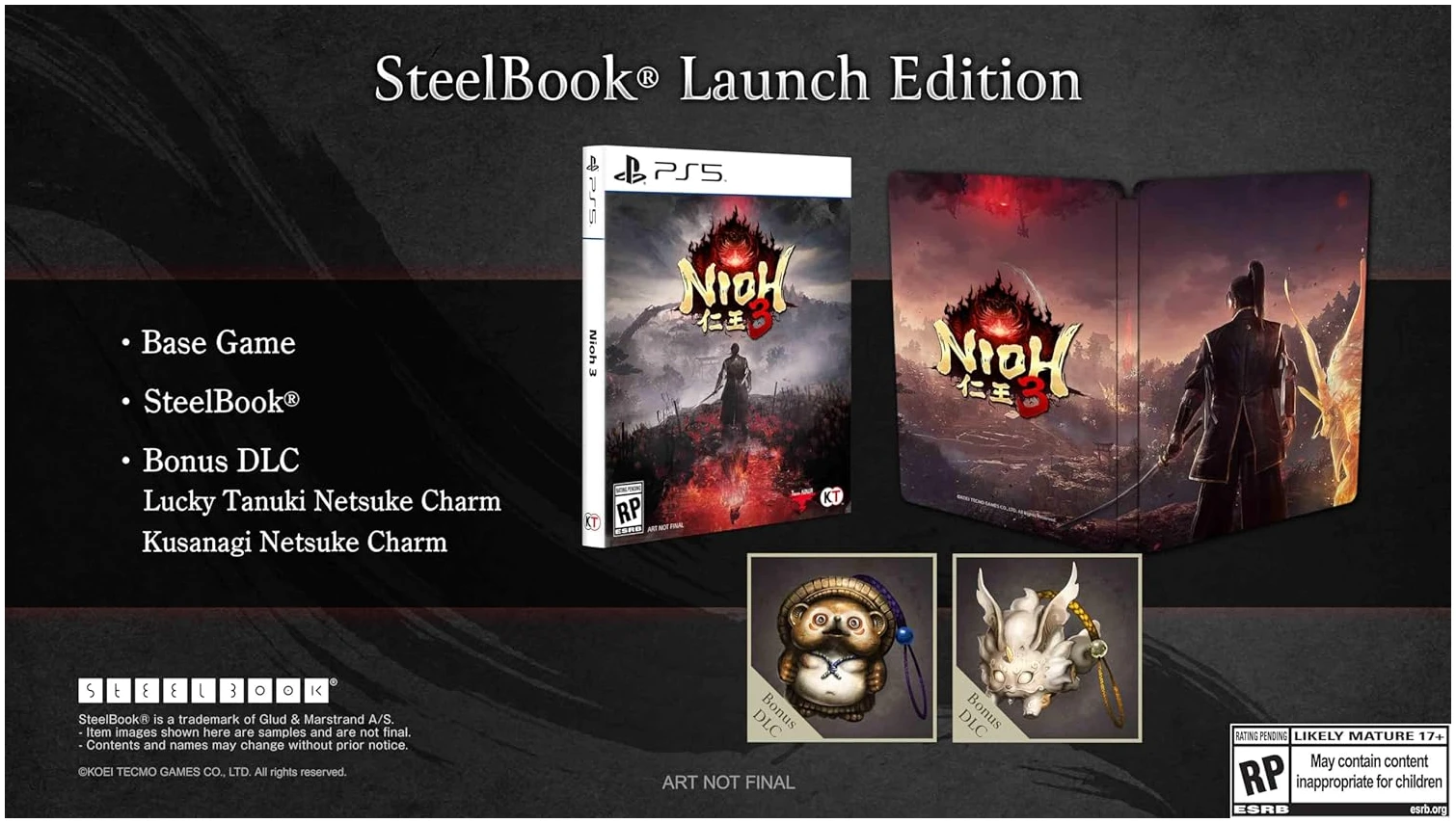 Nioh 3 Steelbook Launch Edition PS5 Físico - Imagen 2