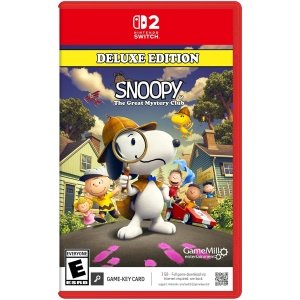 Snoopy & The Great Mystery Club Deluxe Edition Nintendo Switch 2 F&iacute;sico
