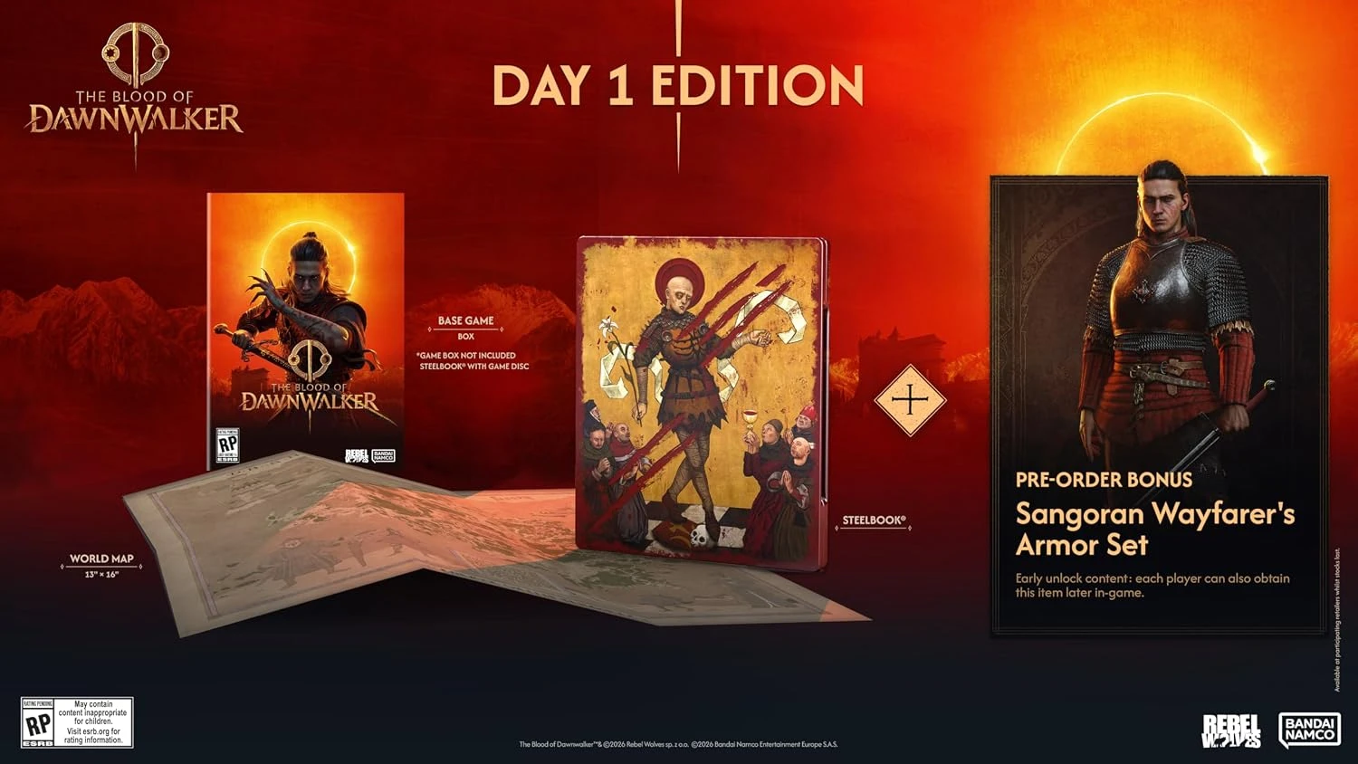 The Blood of Dawnwalker Day 1 Edition Steelbook PS5 Físico - Imagen 2
