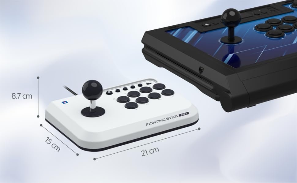 HORI Fighting Stick Mini PS5 PS4 y PC con Licencia Oficial Sony - Imagen 4