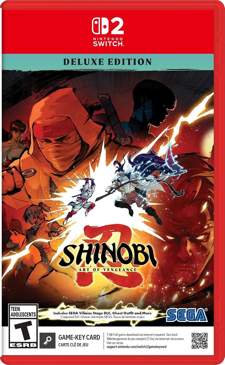 Shinobi Art of Vengeance Deluxe Edition Nintendo Switch 2 Físico