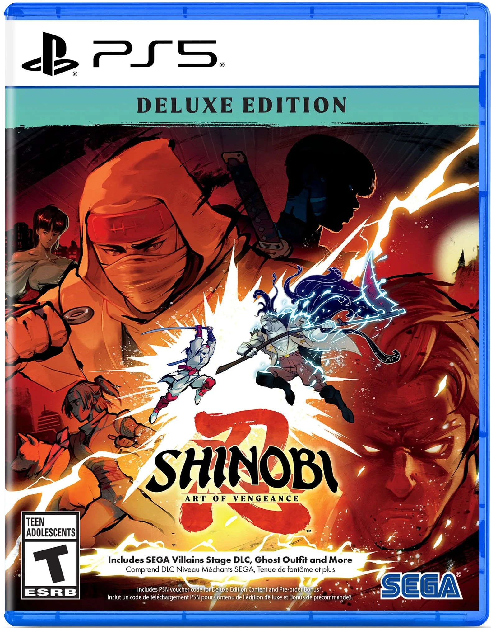 Shinobi Art of Vengeance Deluxe Edition PS5 Físico