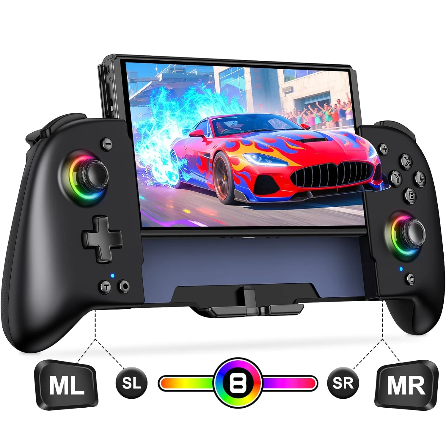 Mando Gammeefy para Nintendo Switch JC200 Wireless Gamepad con agarre mejorado