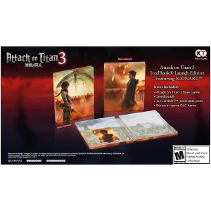 Attack on Titan 3 SteelBook Launch Edition PS5 Físico
