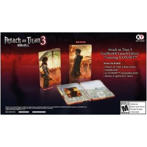 Attack on Titan 3 SteelBook Launch Edition Nintendo Switch 2 Físico