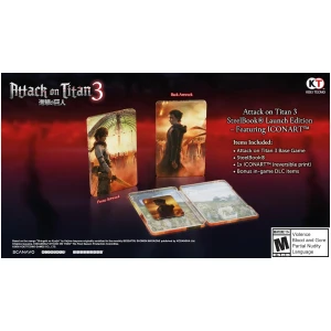 Attack on Titan 3 SteelBook Launch Edition Nintendo Switch 2 Físico