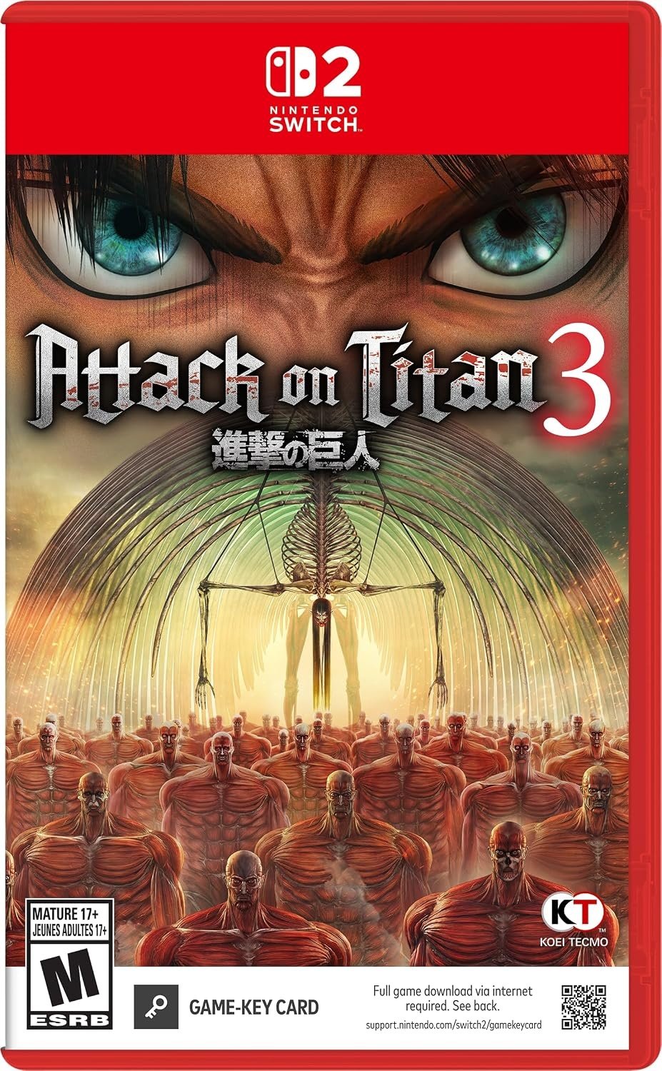 Attack on Titan 3 SteelBook Launch Edition Nintendo Switch 2 Físico - Imagen 2