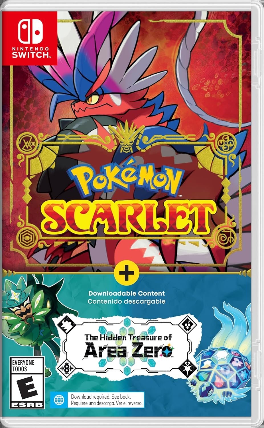 Pokemon Scarlet + The Hidden Treasure of Area Zero Nintendo Switch Físico
