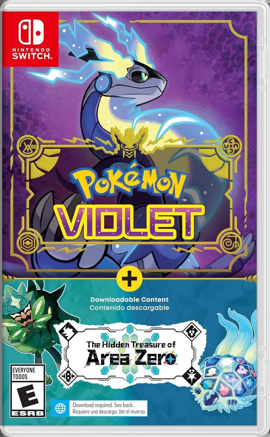Pokemon Violet + The Hidden Treasure of Area Zero Nintendo Switch Físico