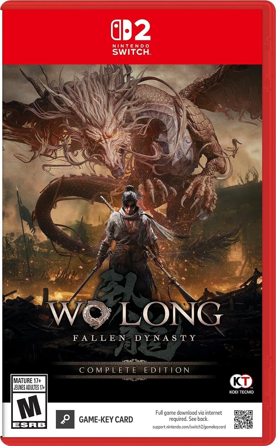 Wo Long Fallen Dynasty Complete Edition Nintendo Switch 2 Físico