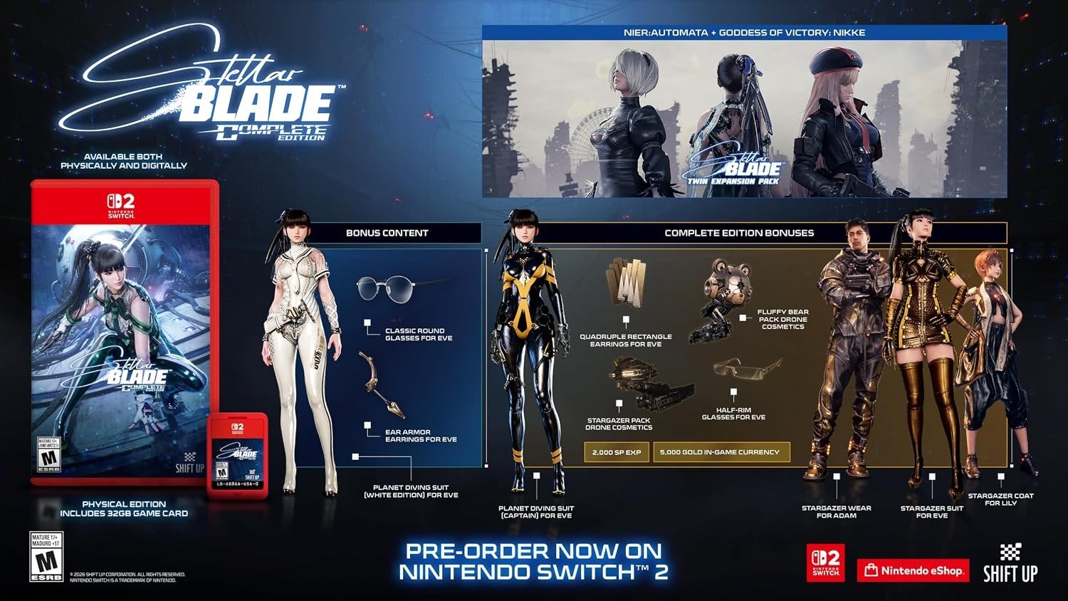Stellar Blade Complete Edition Nintendo Switch 2 Físico - Imagen 2