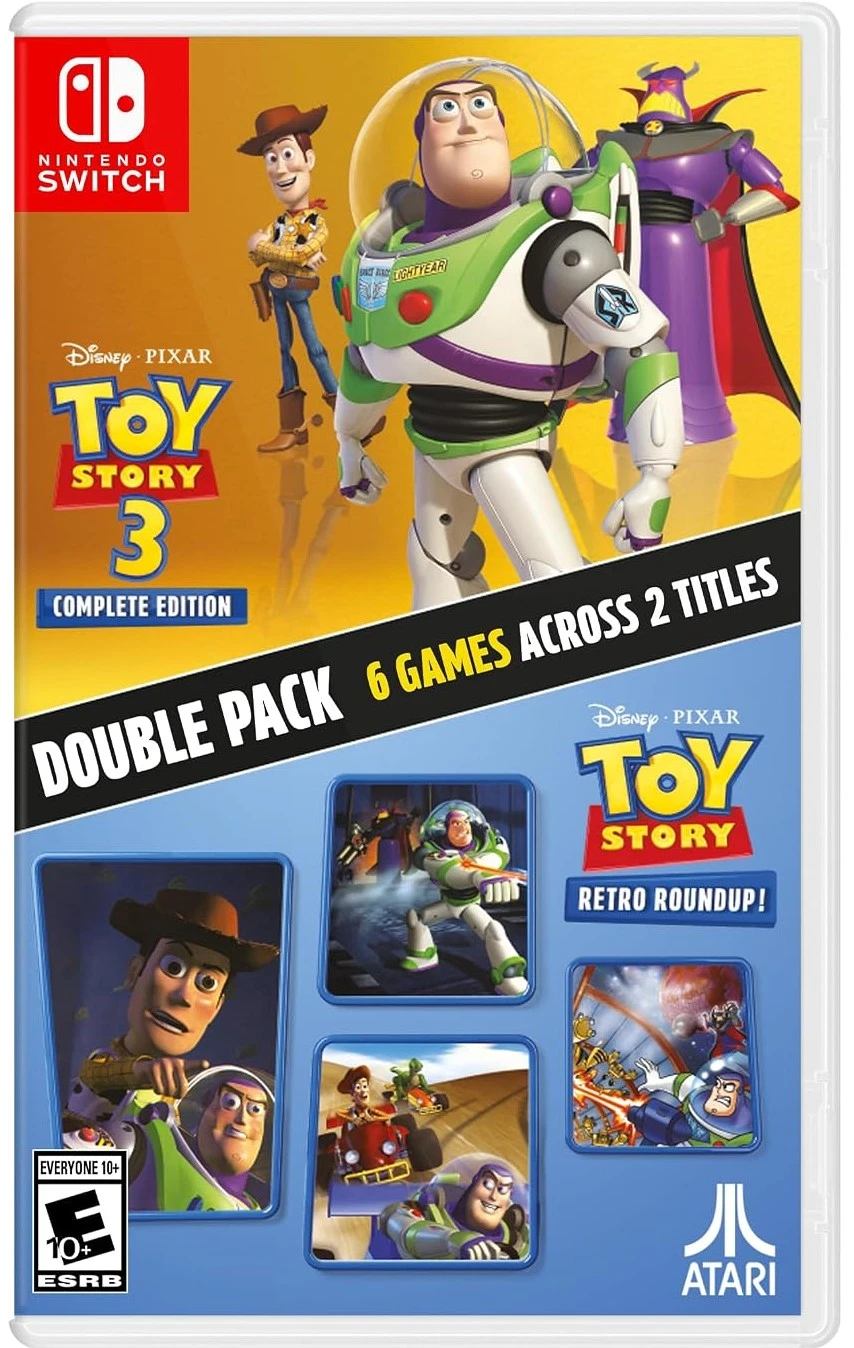 Toy Story Retro Roundup! + Toy Story 3 Complete Edition Double Pack Nintendo Switch Físico